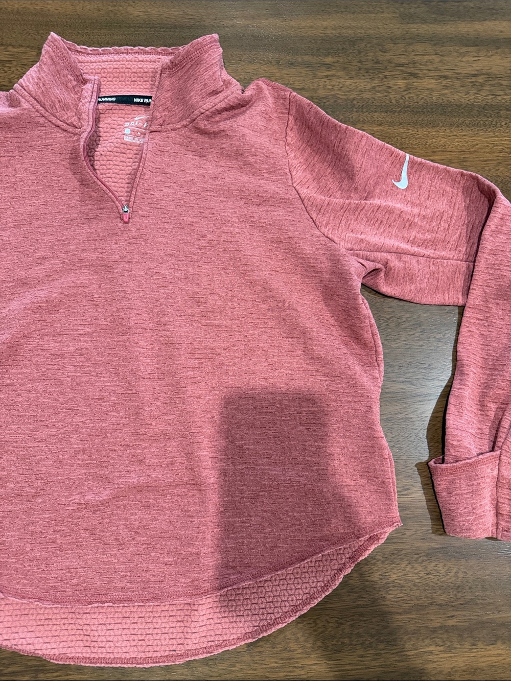 Nike Heather Rose Half-Zip Pullover